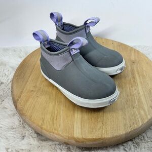 Muds Gray‎ and Purple Slip-On Rain & Snow Boots Toddler 9
